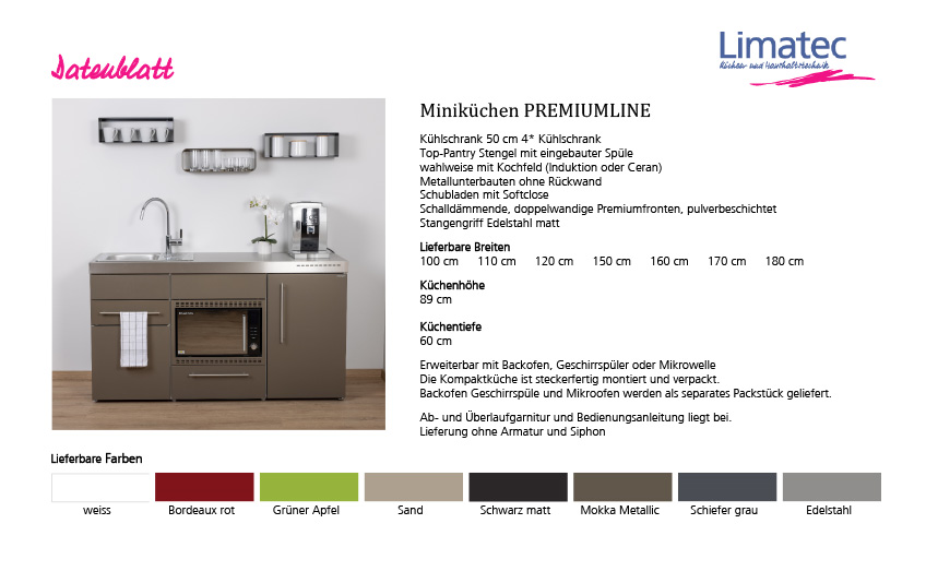 Miniküchen PREMIUMLINE